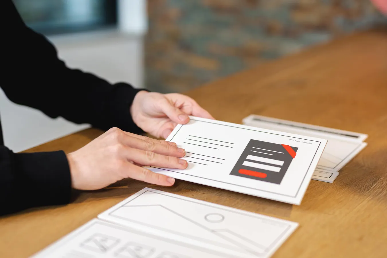 Modern ontwerp van een one pager website met duidelijke online presentatie in de praktijk