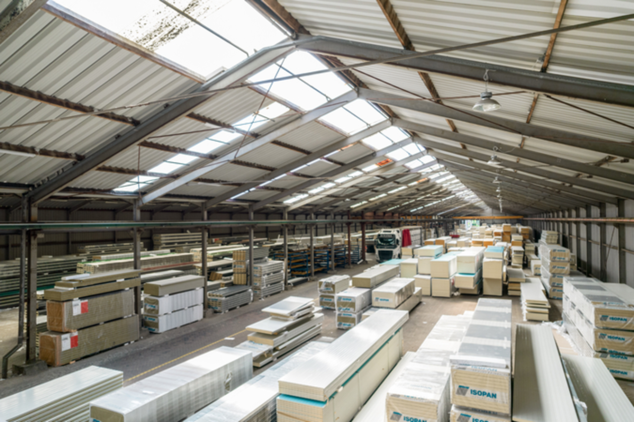 B keuze wandpanelen loods